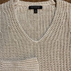 Banana republic LINEN KINT sweater size small